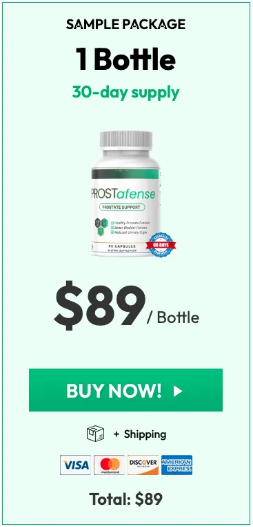 ProstAfense one bottle