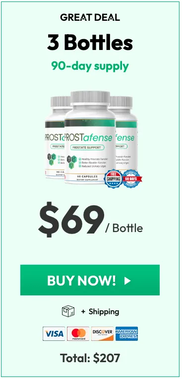 ProstAfense three bottles order